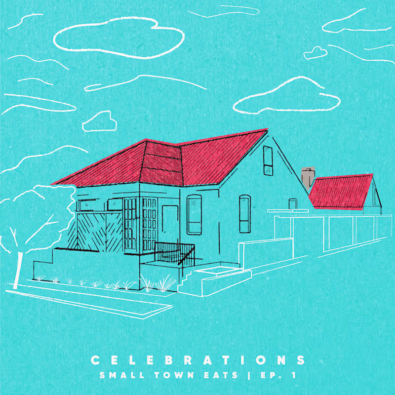 Cover image for Small Town Eats - Podcast Brand Identity