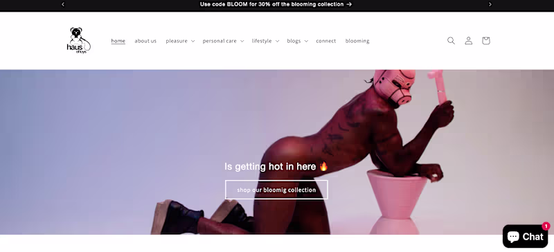 Cover image for Adult Novelty Shopify Store -