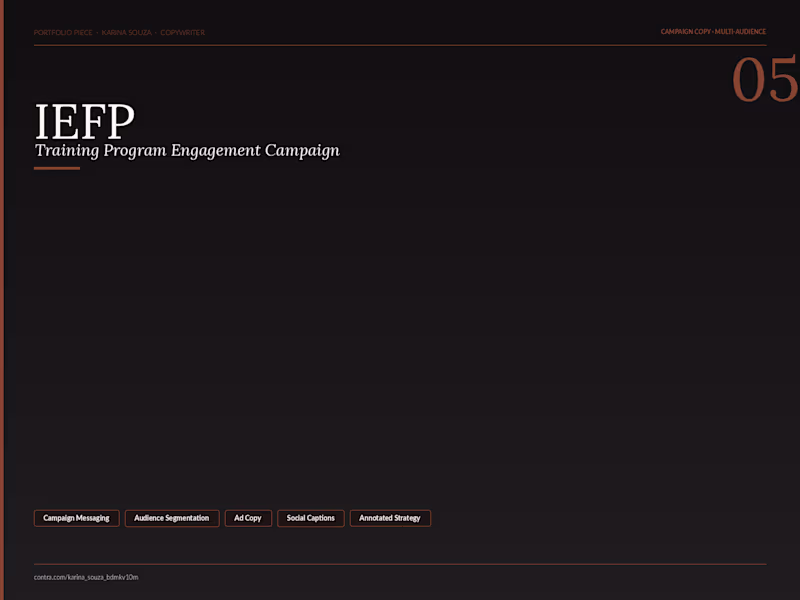 Cover image for Training Program Engagement Campaign (multi-audience