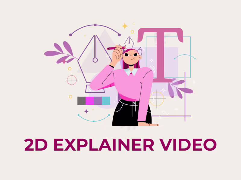 Cover image for 2D Animation & Motion Graphics ( 2D Explainer for Business)