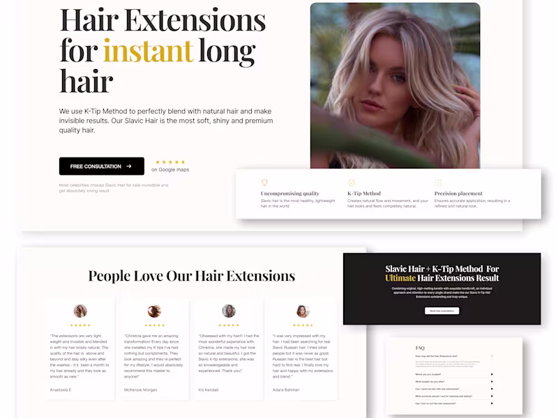 Cover image for Landing Page Design and Development