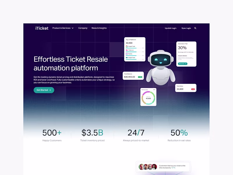 Cover image for iTicket - AI-Powered Ticket Resale Platform
