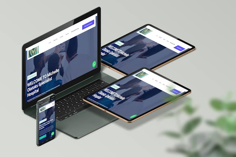 Cover image for Hospital Website Development