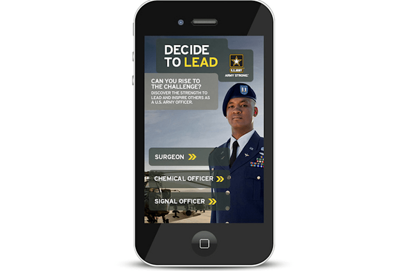 Cover image for Recruitment App for US Army