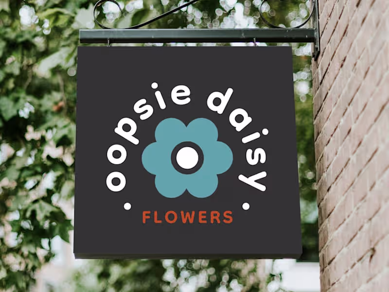 Cover image for Oopsie Daisy Flowers - Brand Identity