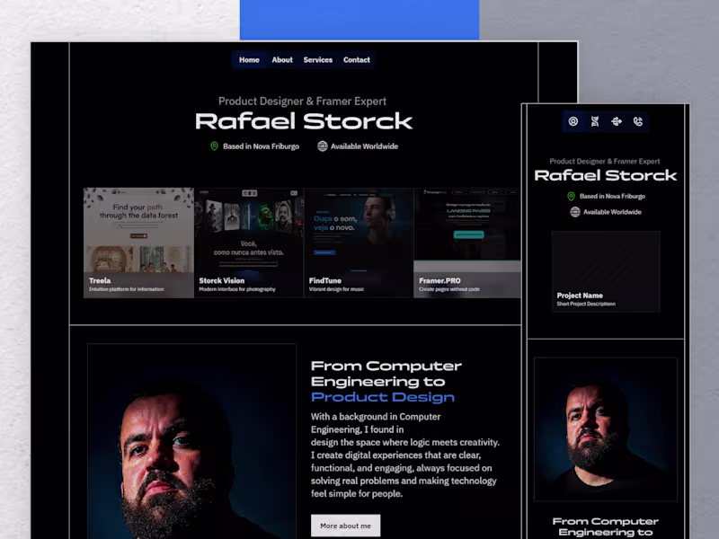Cover image for Rafael Storck | Personal Portfolio Website