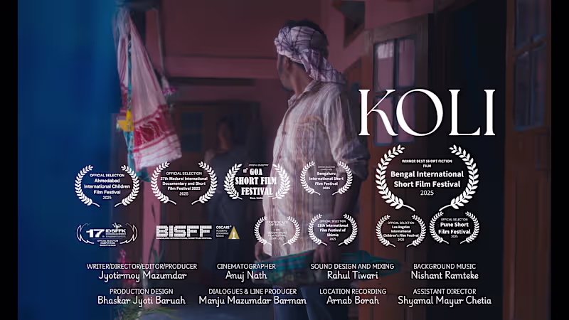Cover image for Koli is my first short film as a director and writer. I also...