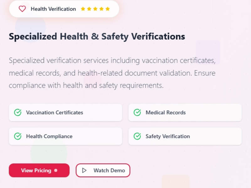 Cover image for Background Verification Platform Development