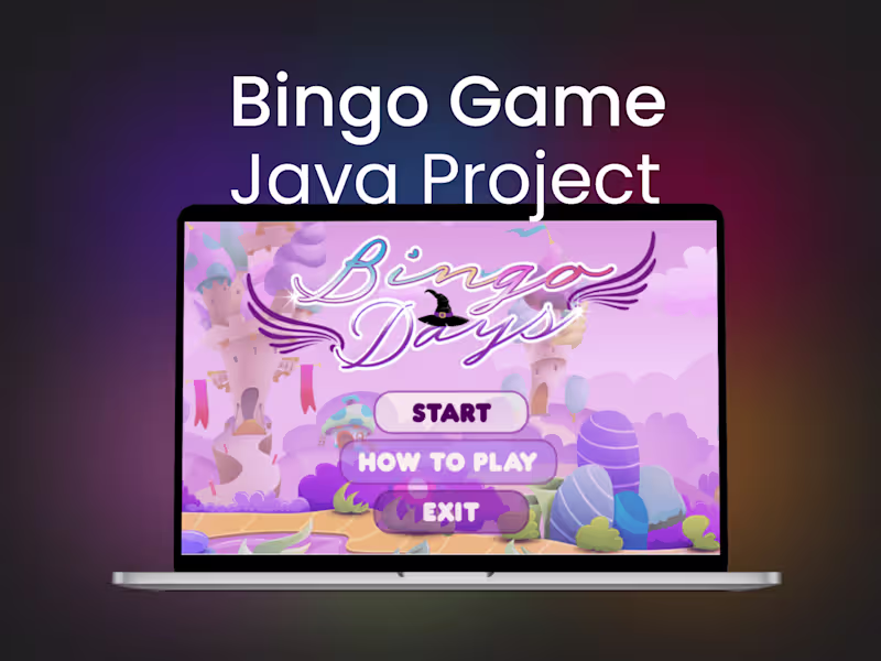 Cover image for Bingo Days - Game Project from Java language. 