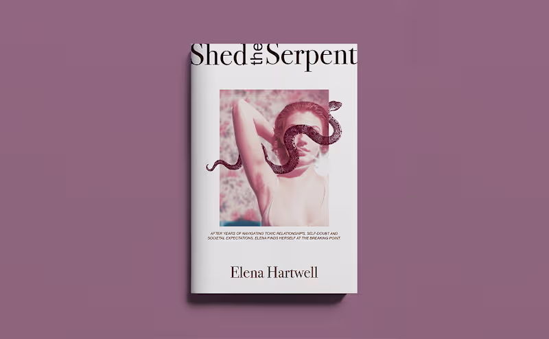 Cover image for Shed the Serpent | Book Cover Design