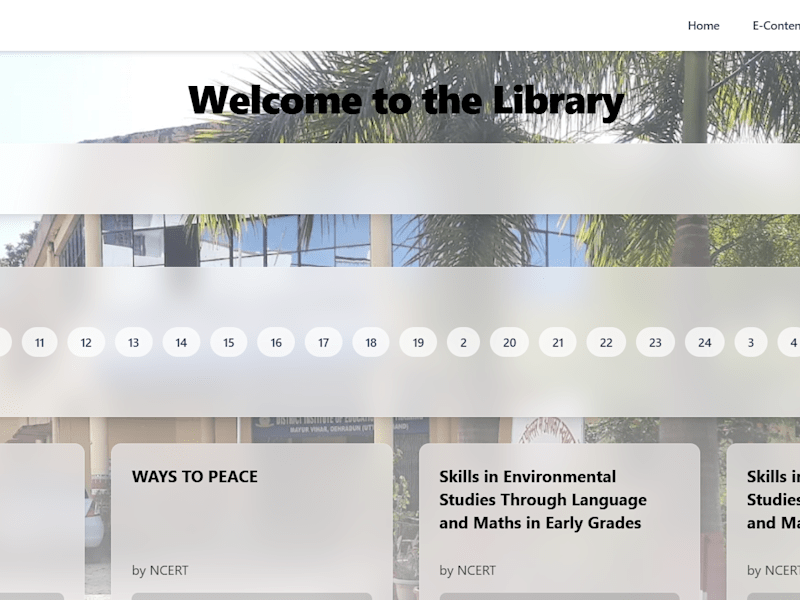 Cover image for DIET Dehradun Library Catalogue React Setup