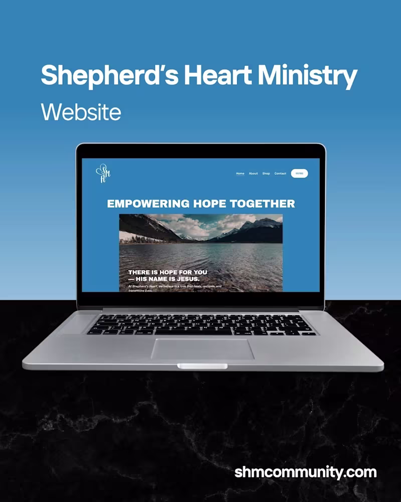 Cover image for Shepherd’s Heart Ministry Website Redesign