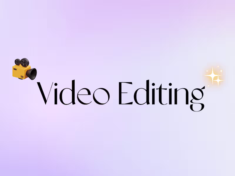 Cover image for Video Editing
