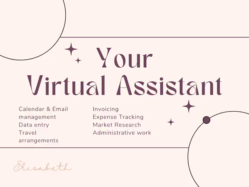 Cover image for Strategic Virtual Assistant — Research, CRM & Operations |