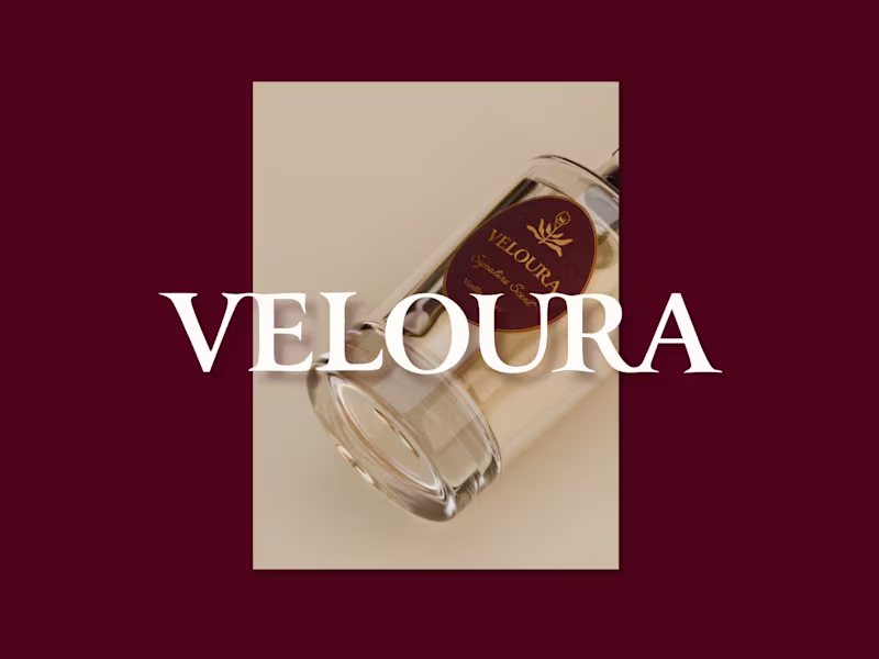 Cover image for Veloura ~ Branding, 3D Product Design & Readymag Website