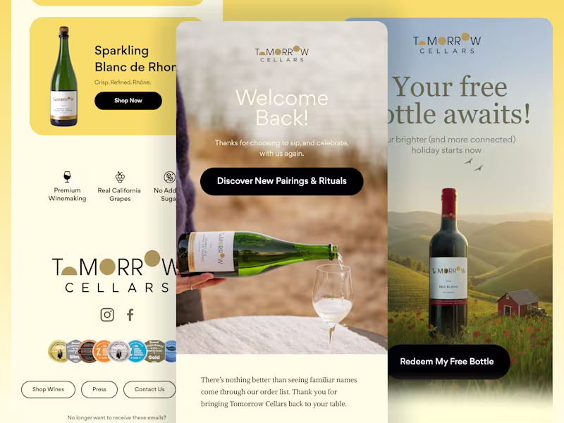 Cover image for TOMORROW CELLAR Design & Marketing Campaign