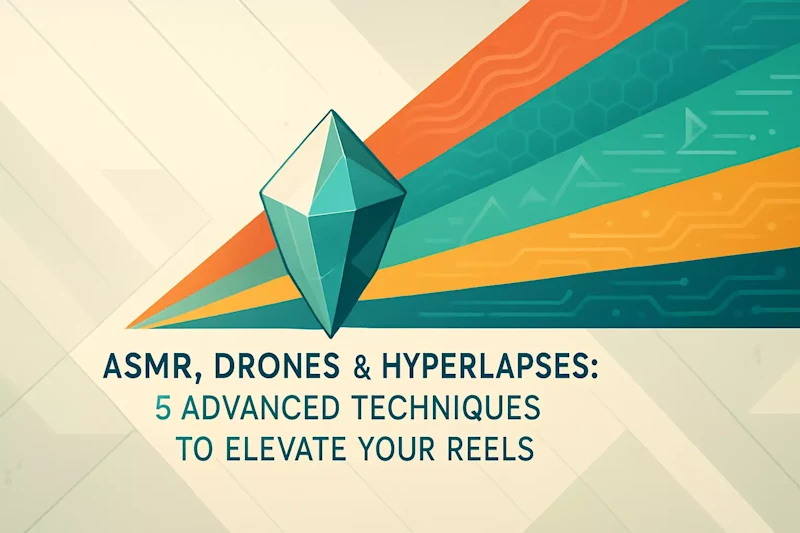 Cover image for ASMR, Drones & Hyperlapses: 5 Advanced Techniques to Elevate Your Reels