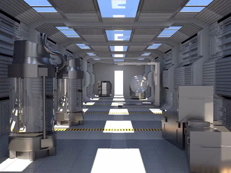 Cover image for Game-Ready Asset Design: Sci-fi corridor