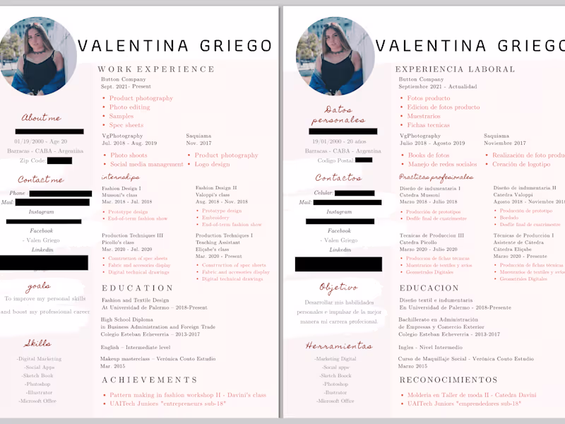 Cover image for Resume translation & proofreading