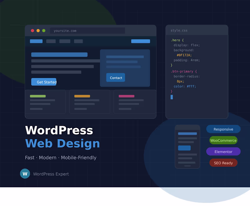 Cover image for Professional WordPress Website Design & Development