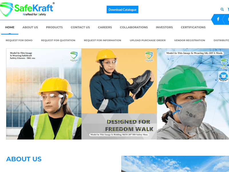 Cover image for Safekraft Website