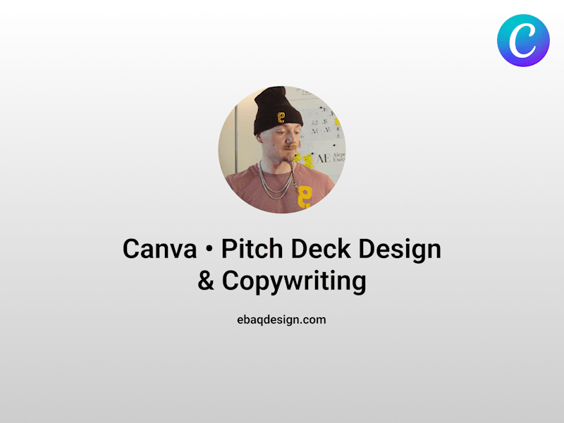 Cover image for Canva • Pitch Deck Design & Copywriting