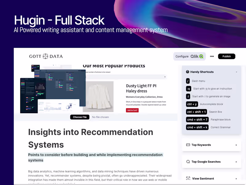 Cover image for Hugin: AI-Powered Content Management Revolution