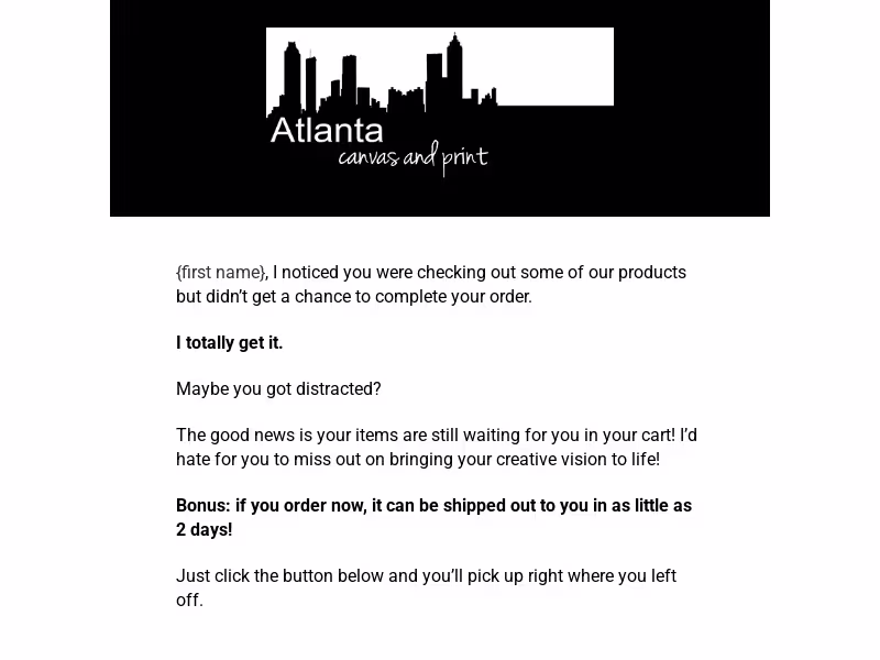 Cover image for ATL Abandoned Cart Sequence