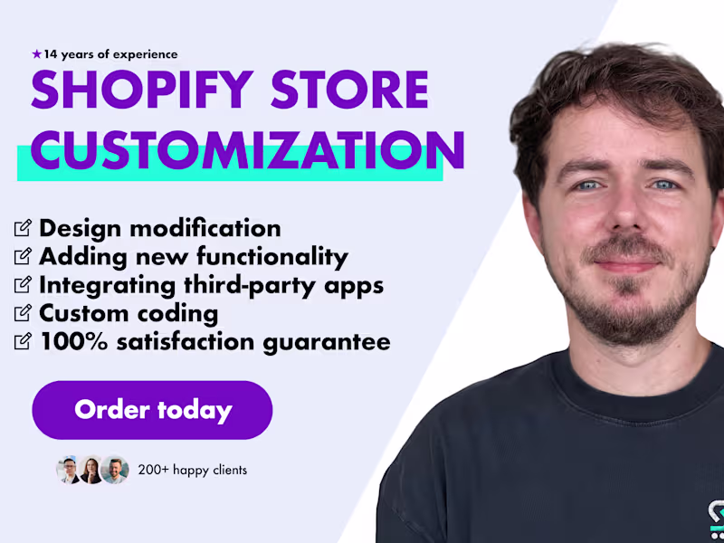 Cover image for Customize your Shopify store