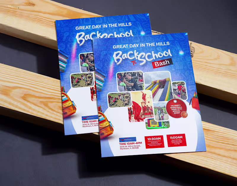 Cover image for Back to school flyer