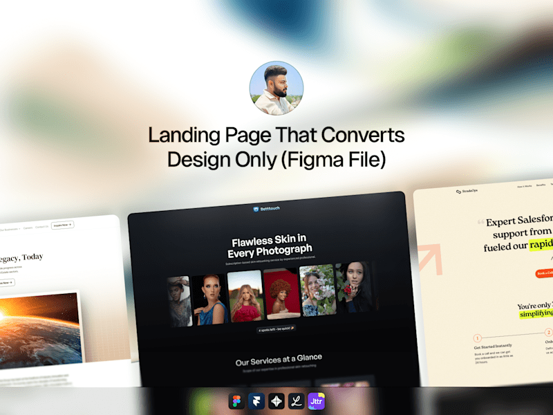 Cover image for Landing Page That Converts - Design Only (Figma File)