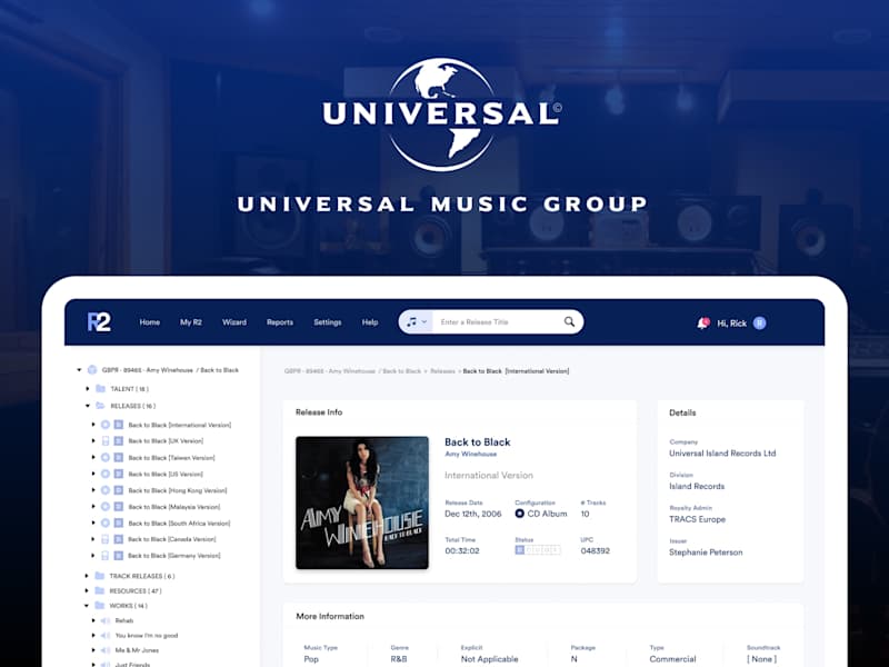 Cover image for Universal Music Internal Tool Revamp