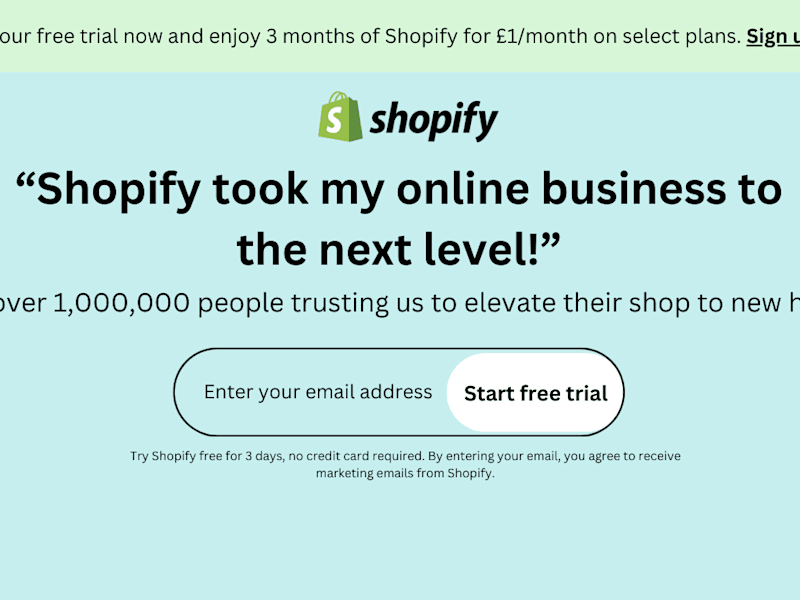Cover image for Spec Work- Shopify Landing Page
