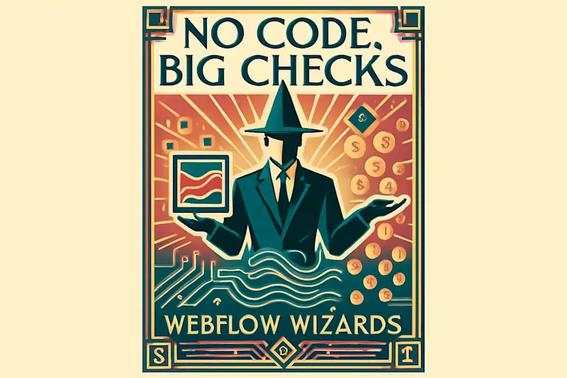 Cover image for No Code, Big Checks: Webflow Wizards Who Skip Dev Hurdles and Pad Their Pockets