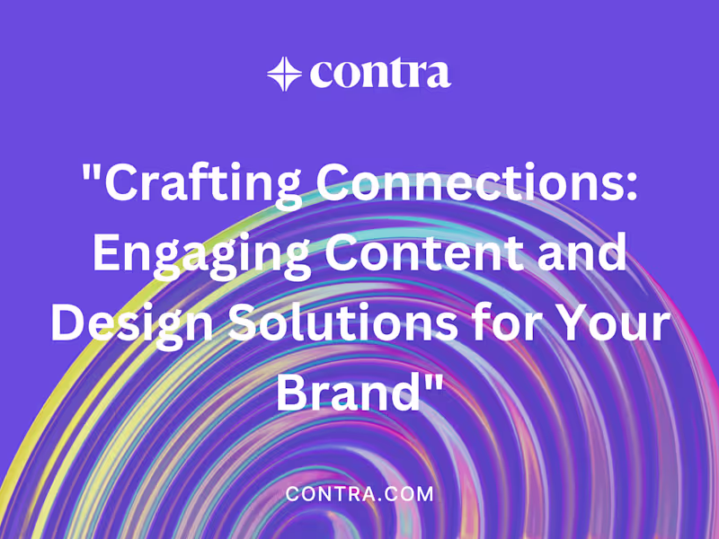 Cover image for Bringing Brands to Life through Creative Design"