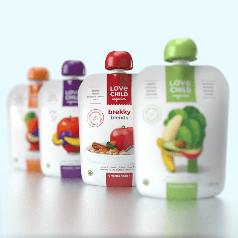 Cover image for Love Child Organics - Purees