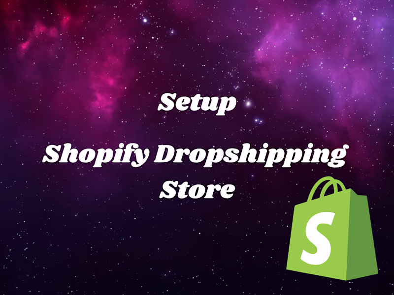 Cover image for I'll build your Shopify dropshipping store 