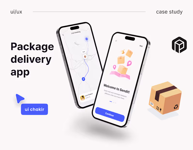 Cover image for SendIt: Package delivery app