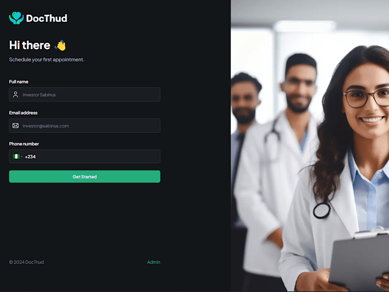 Cover image for A Healthcare Booking System | DocThud