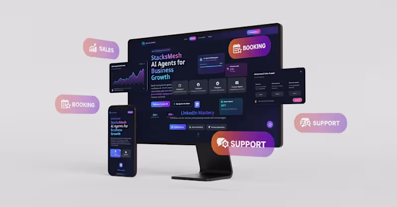 Cover image for Stacks Mesh - AI Automation Agents for Business Efficiency