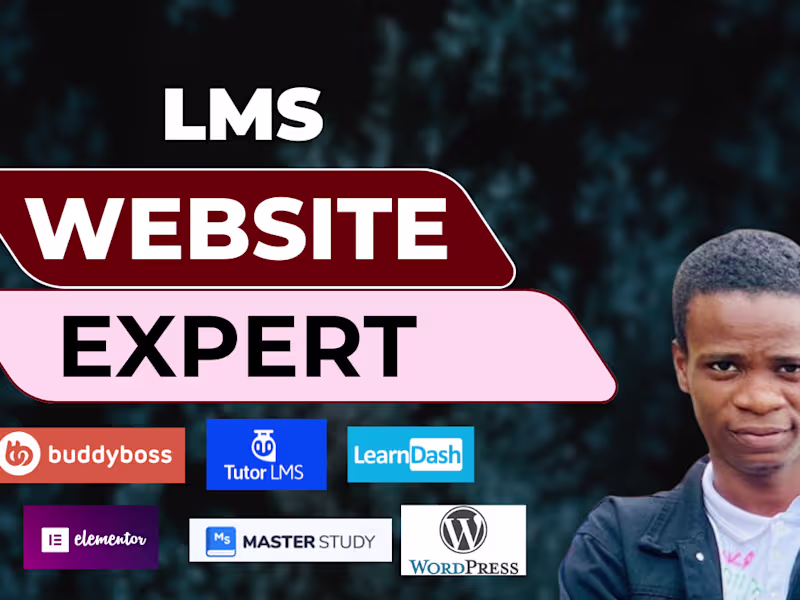Cover image for I will build and customize wordpress lms website 