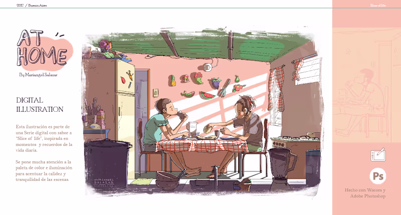 Cover image for At home :: Behance