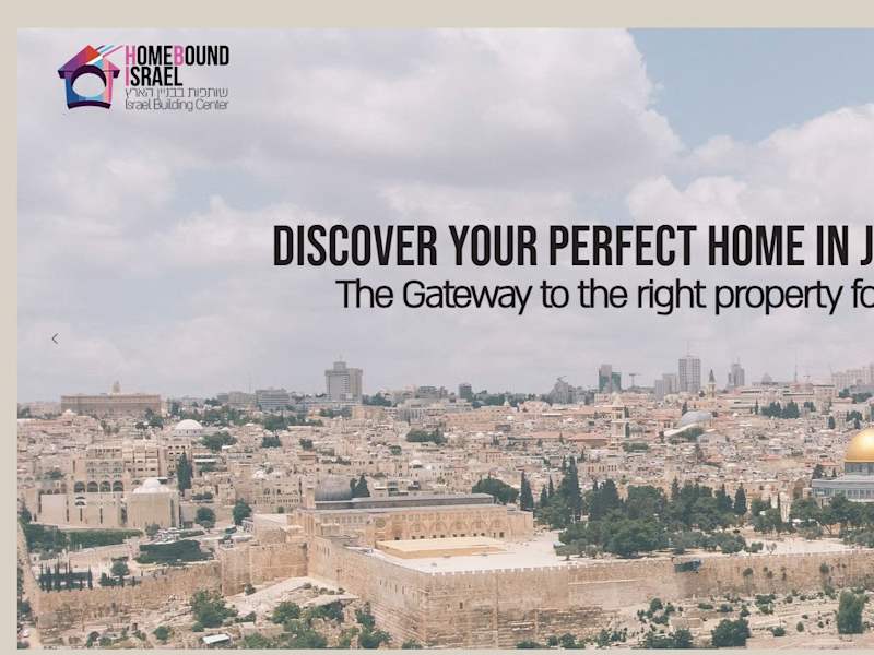 Cover image for Real Estate Website for Homebound Israel