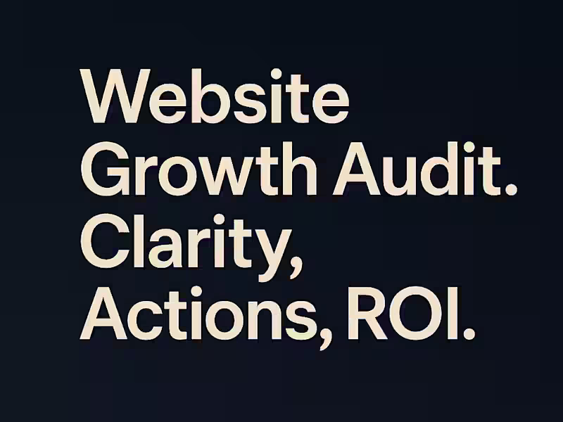 Cover image for Growth Website Audit (UX, SEO, Analytics)