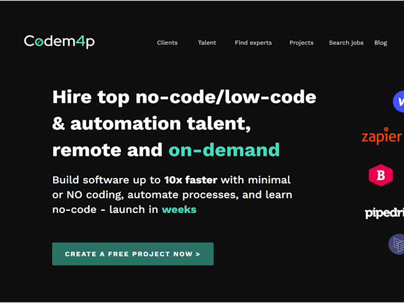 Cover image for Codemap.io - world's 1st talent marketplace for no-code