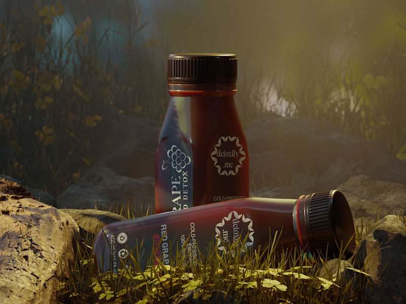Cover image for Red Grape Juice 3D Animation