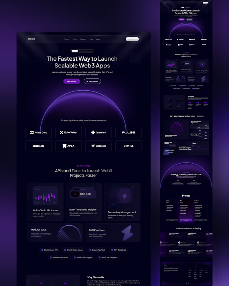 Cover image for Designed this Landing Page for