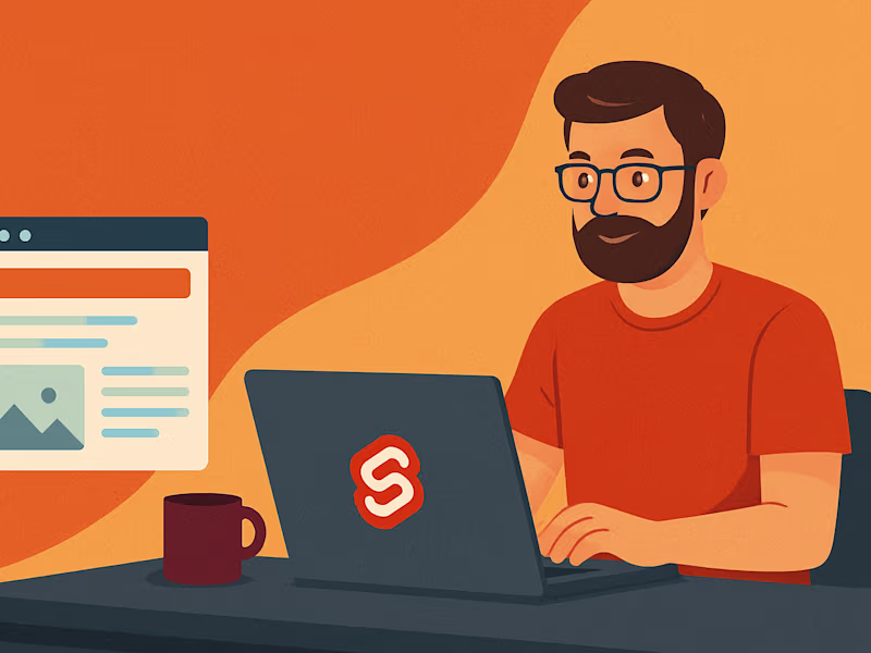 Cover image for I create svelte sites that performs great and feel good.