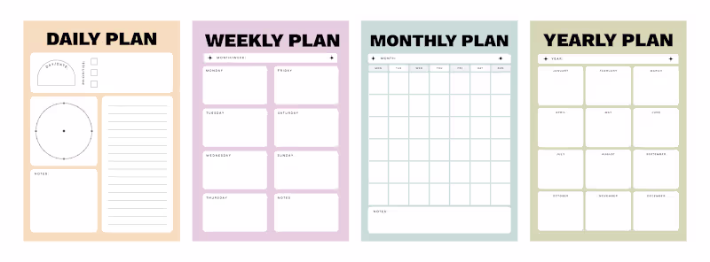 Cover image for Productivity & Manifestation Planner Template Collection