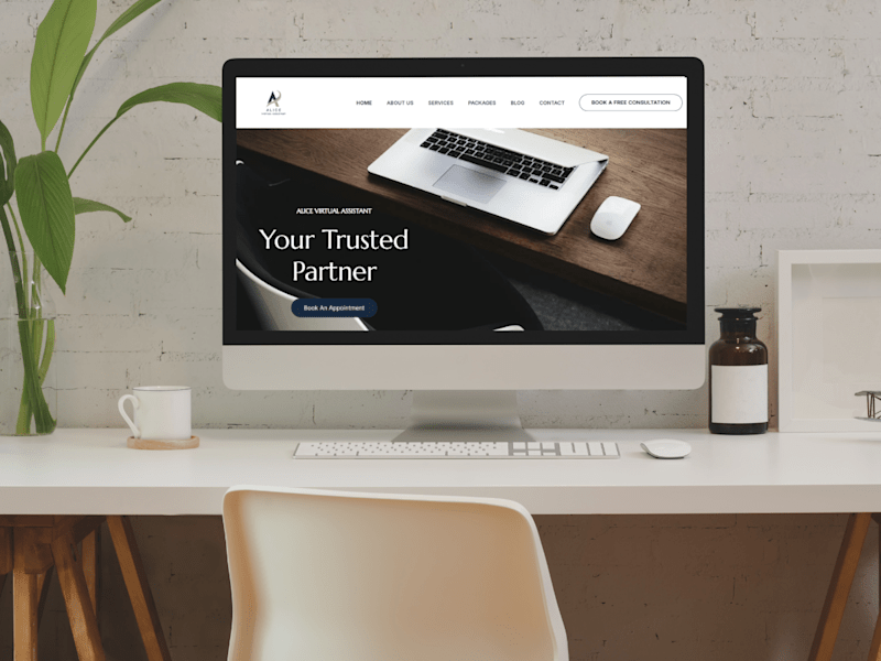 Cover image for Website Design for Alice Virtual Assistant